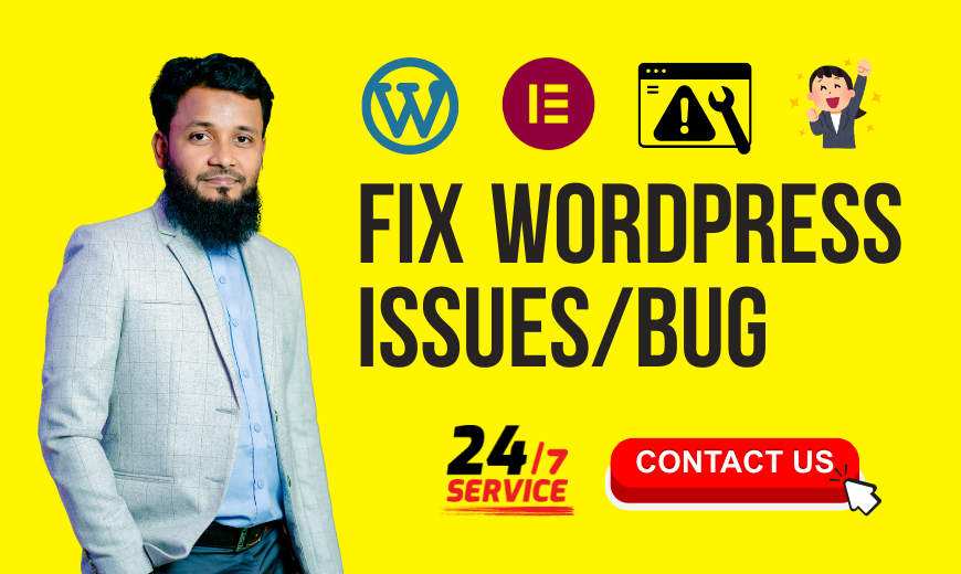 Rumman Khan | Fix WordPress any issues and fix elementor issues